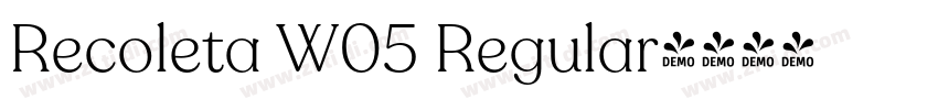 Recoleta W05 Regular字体转换